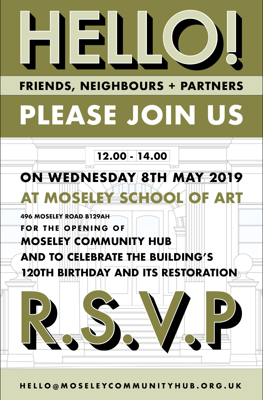 Join Us For The Opening Of Moseley Community Hub